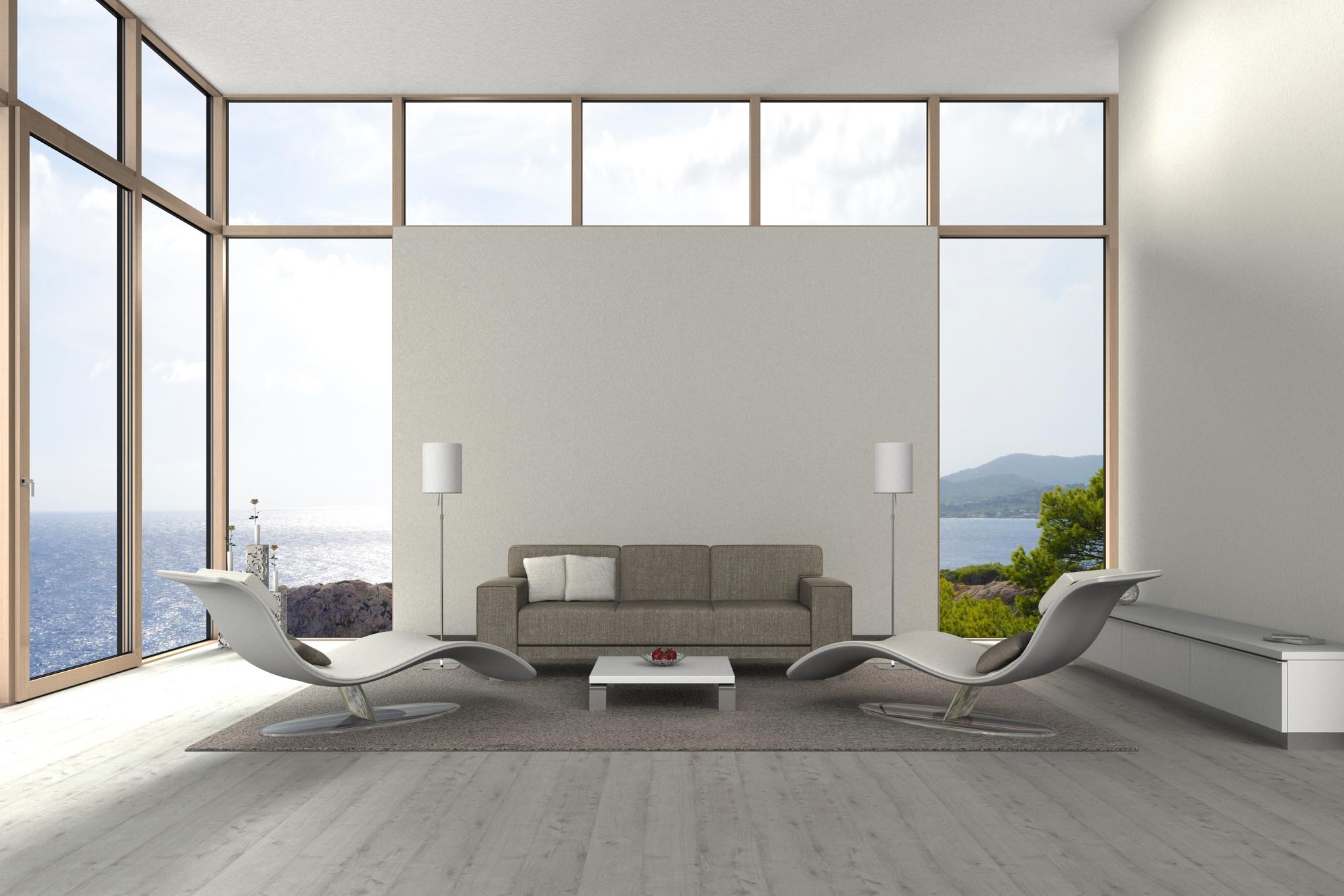 Interior lux living modern cu vedere